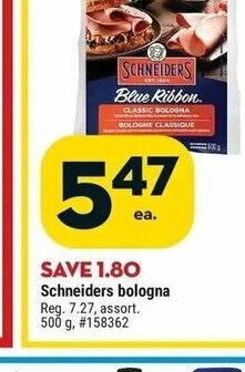 Giant Tiger Schneiders bologna offer