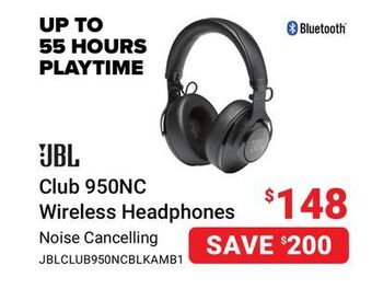 Visions Electronics Jbl club 950nc wireless headphones offer