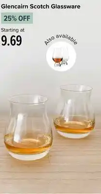 Linen Chest Glencairn scotch glassware offer