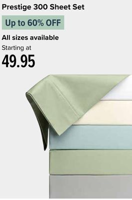 Linen Chest Prestige 300 sheet set offer