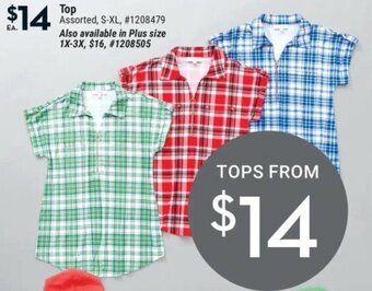 Giant Tiger Top assorted, S-XL offer