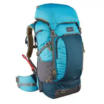 Decathlon Women’s hiking backpack 50 l - travel 500 blue offer