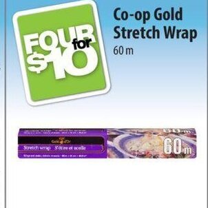 Co-op Co-op gold stretch wrap 60m offer
