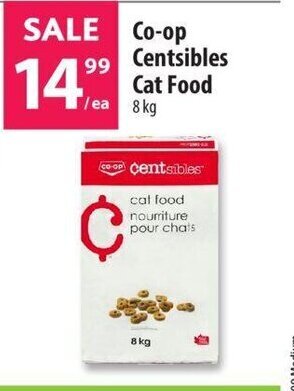 Co-op Co-op centsibles cat food 8kg offer