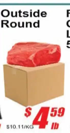 Jian Hing Supermarket Outside round per lb offer