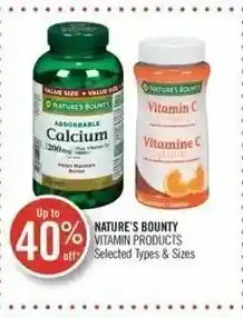 Shoppers Drug Mart Nature's bounty vitamin products offer
