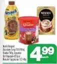 Highland Farms Nesquik chocolate syrup, nescafe gold, carnation hot choclate offer