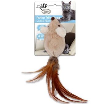 Petland Afp classic comfort cat toys feather tail mouse offer