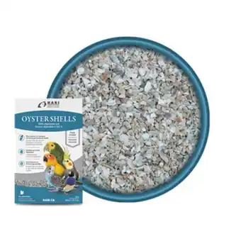 Hari crushed oyster shells for birds