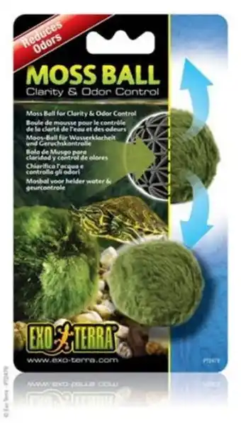 Petland Exo terra moss ball clarity and odour control offer