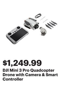 Best Buy Dji mini 3 pro quadcopter drone with camera & smart controller offer