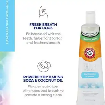 Arm & hammer fresh spectrum toothpaste for puppies - coconut mint (2 oz.)