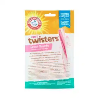 Arm & hammer twisters strawberry flavor dental treats for dogs