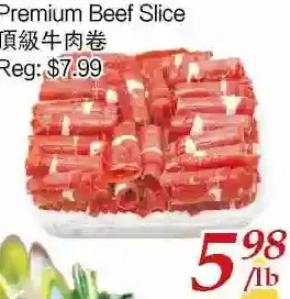 Tone Tai Supermarket Premium beef slice offer