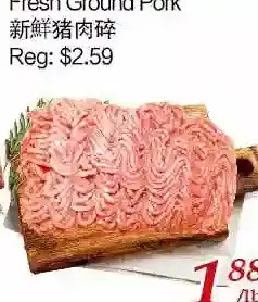 Tone Tai Supermarket Fresh ground pork offer