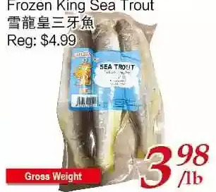 Tone Tai Supermarket Frozen king sea trout offer