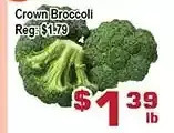 Top Food Supermarket Crown broccoli offer
