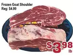 Top Food Supermarket Frozen goat shoulder offer