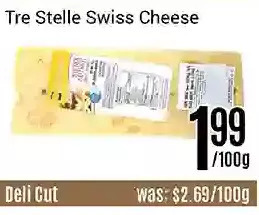 Nations Fresh Foods Tre stelle swiss cheese offer