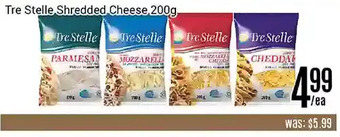 Nations Fresh Foods Tre stelle shredded cheese offer