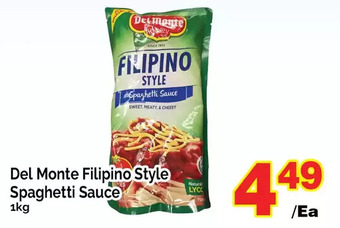 T&T Supermarket Del monte filipino style spaghetti sauce offer