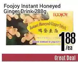 Nations Fresh Foods Foojoy instant honeyed ginger drink offer