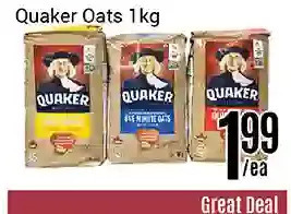 Nations Fresh Foods Quaker oats offer