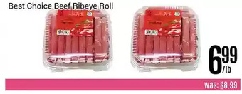 Nations Fresh Foods Best choice beef ribeye roll offer
