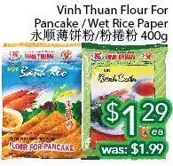 Ample Food Market Vinh thuan flour for pancake / wet rice paper offer