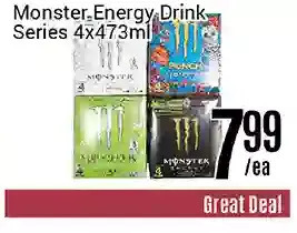 Nations Fresh Foods Monster energy drink series offer