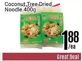 Nations Fresh Foods Coconut tree dried noodle offer
