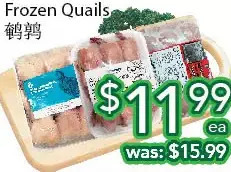 Ample Food Market Frozen quails offer