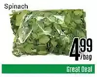 Nations Fresh Foods Spinach offer