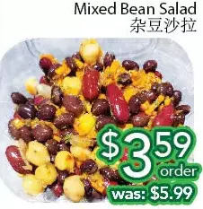 Ample Food Market Mixed bean salad offer