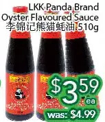 Ample Food Market Lkk panda brand oyster flavoured sauce offer