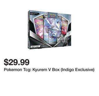 Chapters Indigo Pokemon tcg: kyurem v box (indigo exclusive) offer