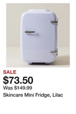 Chapters Indigo Skincare mini fridge, lilac offer