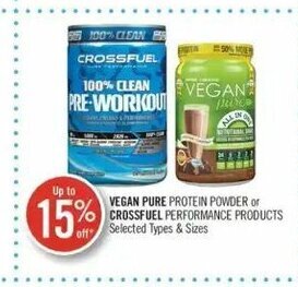 Shoppers Drug Mart Vegan pure protein powder offer