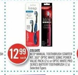 Shoppers Drug Mart Colgate keep manual toothbrush starter kit offer