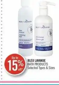 Shoppers Drug Mart Bleu lavande bath products offer