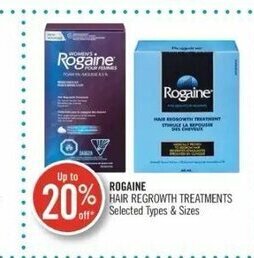 Shoppers Drug Mart Rogaine hair regrowth treatments offer