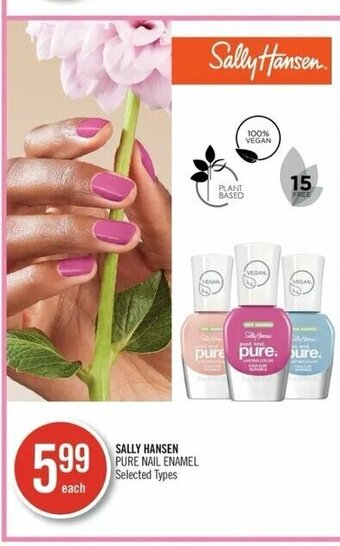 Shoppers Drug Mart Sally hansen pure nail enamel offer