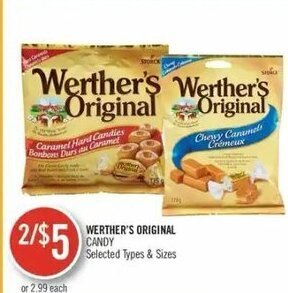 Shoppers Drug Mart Werther's original candy offer