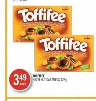 Shoppers Drug Mart Toffifee hazelnut caramels 123g offer