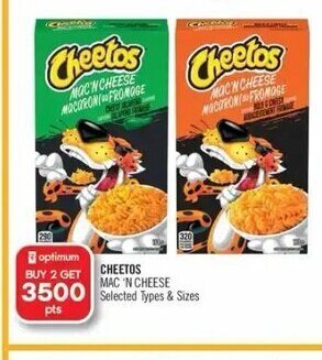Shoppers Drug Mart Cheetos mac 'n cheese offer