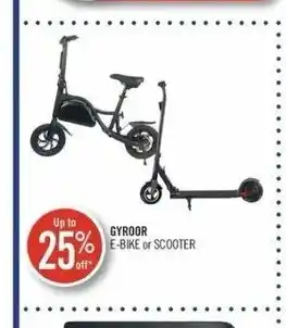 Shoppers Drug Mart Gyroor e-bike or scooter offer