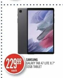 Shoppers Drug Mart Samsung galaxy tab A7 lite 8.7'' 32gb tablet offer