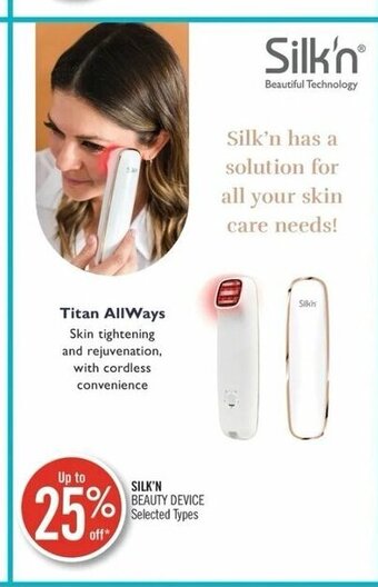 Shoppers Drug Mart Silk'n beauty device offer