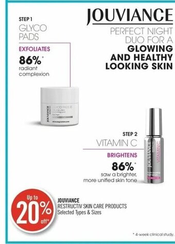 Shoppers Drug Mart Jouviance restructiv skin care products offer