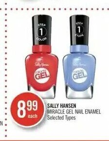 Shoppers Drug Mart Sally hansen miracle gel nail enamel offer